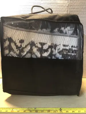 Unknown size outdoor patio rug