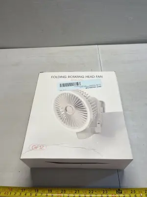 Folding rotating head fan
