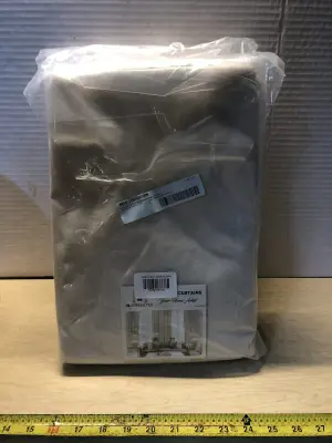 2 packs sand colored curtains unknown size