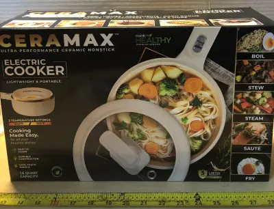 Ceramax electric cooker works