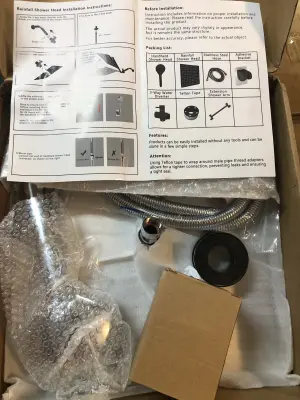Rainfall shower head set