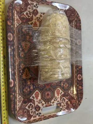decorative tray and little baskets