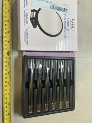 handheld mirror and color sticks