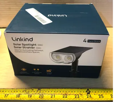 Linkind 4 pack solar spotlight