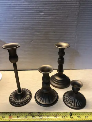 10pc different size candle holders