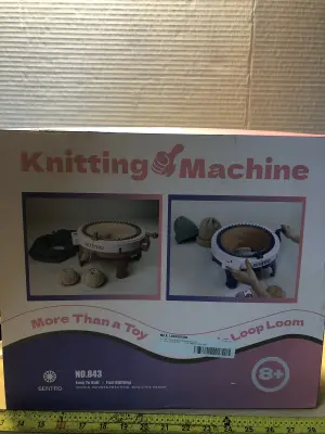 Fast knitting machine loop loom