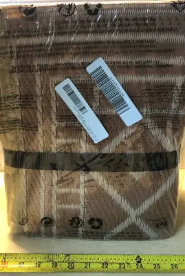 Unknown size patio rug