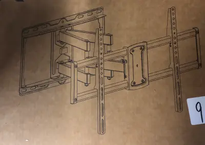 Full motion tv wall mount