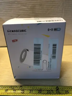 Magcubic multimedia projector comes on