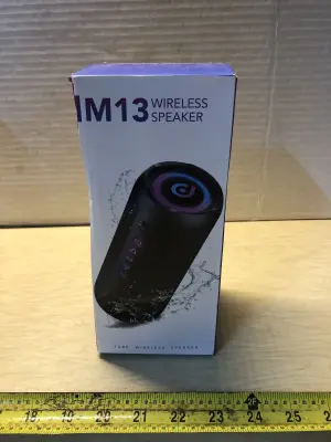 M13 wireless speaker comes on