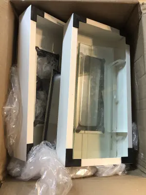 Wall mounted aquarium as is