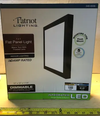 Flat panel light dimmable