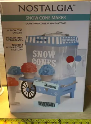 Nostalgia snow cone maker