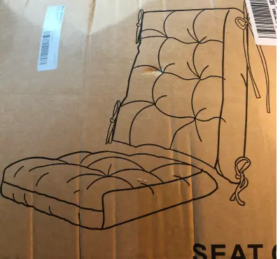 Outdoor seat cushion