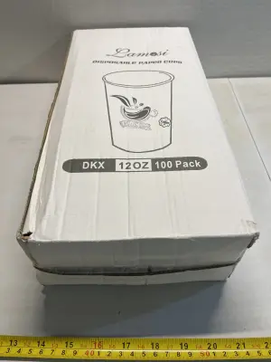 100pk 12oz disposable cups