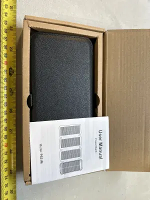 Solar chargeable, power bank