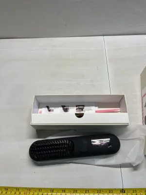portable straightening brush