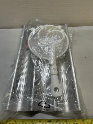 French baguette pan and various size strainers