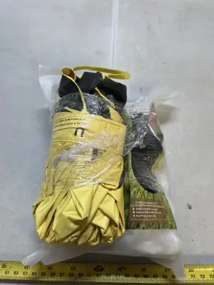 umbrella and waterproof shoe covers