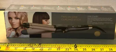 Two in one curling stick works