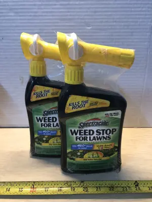 2 bottles 32oz soectracide weed stop for lawns