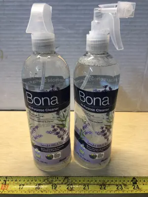 2 bottles 24oz Bona all purpose cleaner