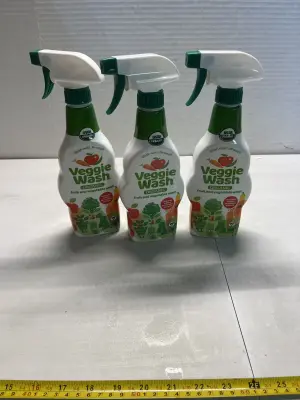 3ct veggie wash 16 fl oz (slightly spilled )