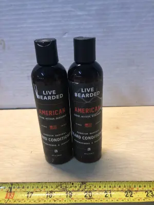 2 bottles 8oz live bearded bears conditioner
