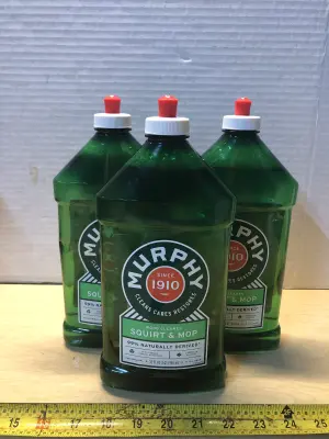 3 bottles 32oz Murphy squirt and mop wood cleaner