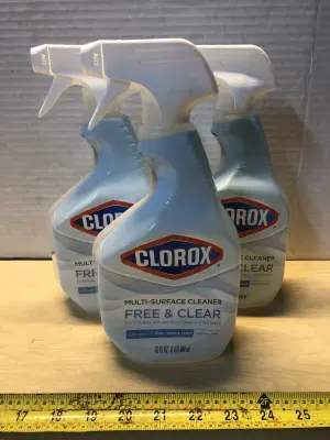 3 bottles 32oz Clorox multisurface cleaner