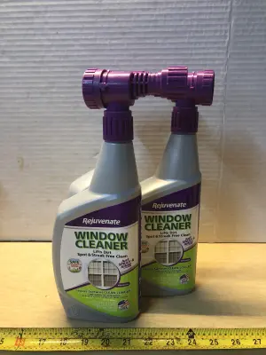 3 bottles 32oz Rejuvenate window cleaner