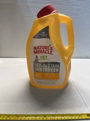 natures miracle set n stain destroyer (slightly spilled)