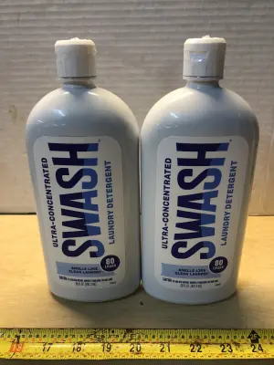 2 bottles 30oz Swash ultra concentrated laundry detergent