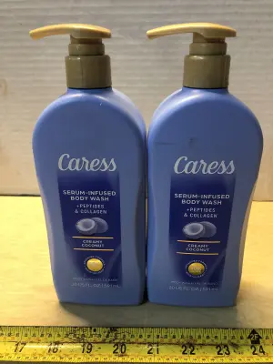 2 bottles 20oz Caress body wash