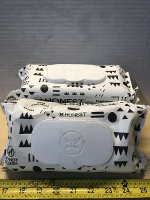 3 packs Honest wipes