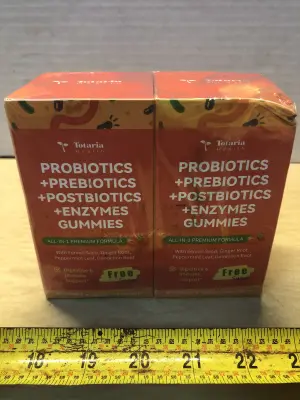 2 boxes 60 gummies each probiotics all in one formula exp:2027