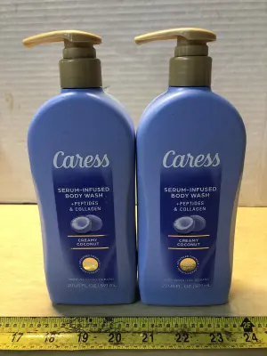 2 bottles 20oz Caress body wash