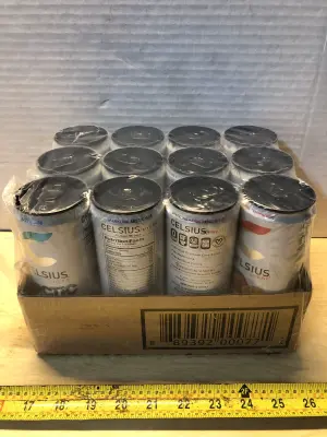 12 cans assorted flavors Celsius exp:1/27
