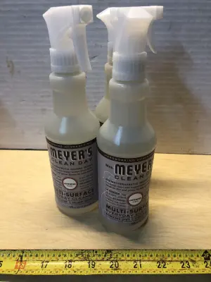 3 bottles 16oz mrs Meyers clean day multisurface cleaner