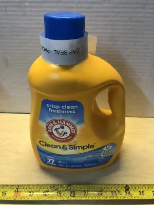 100.5oz arm and hammer clean and simple laundry detergent