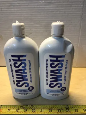 2 bottles 30oz Swash ultra concentrated laundry detergent