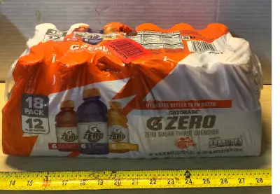 18 pack 12oz bottles Gatorade zero exp:9/18/26
