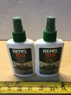2 bottles 4oz repel insect repellent