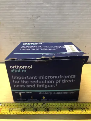 30 pack orthomol vital m dietary supplement exp:6/1/27