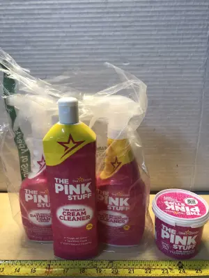 4pc the pink stuff the miracle cleaner
