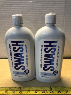 2 bottles 30oz Swash ultra concentrated laundry detergent