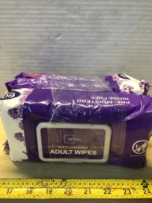3 packs Opteel adult wipes