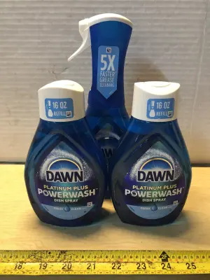 3 bottles 16oz Dawn power wash dish liquid