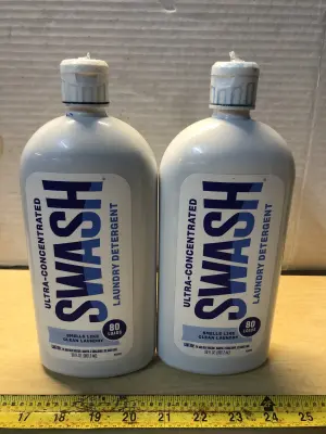 2 bottles 30oz Swash ultra concentrated laundry detergent