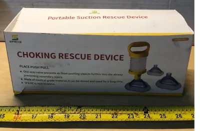 Portable suction rescue device
